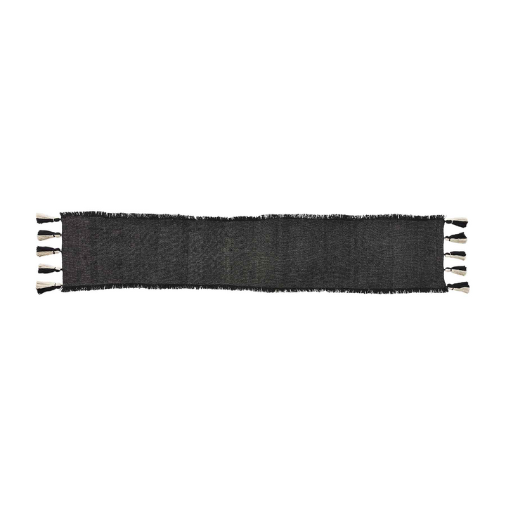 BLACK PONCHAA TABLE RUNNER - MUD PIE - Compralo en CorinneRegalos.com