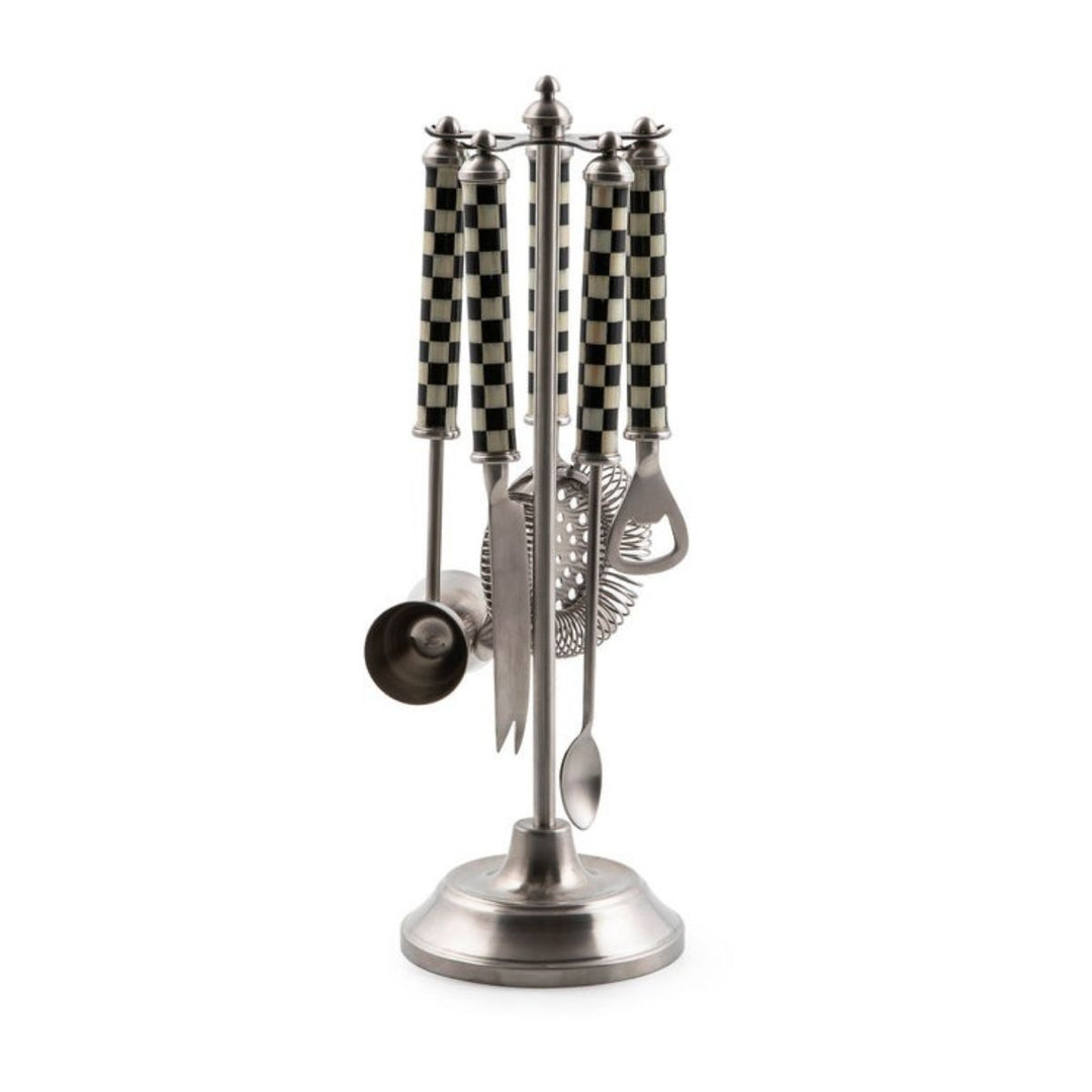 COURTLY CHECK 3260 BAR TOOL SET - MACKENZIE-CHILDS - Compralo en CorinneRegalos.com
