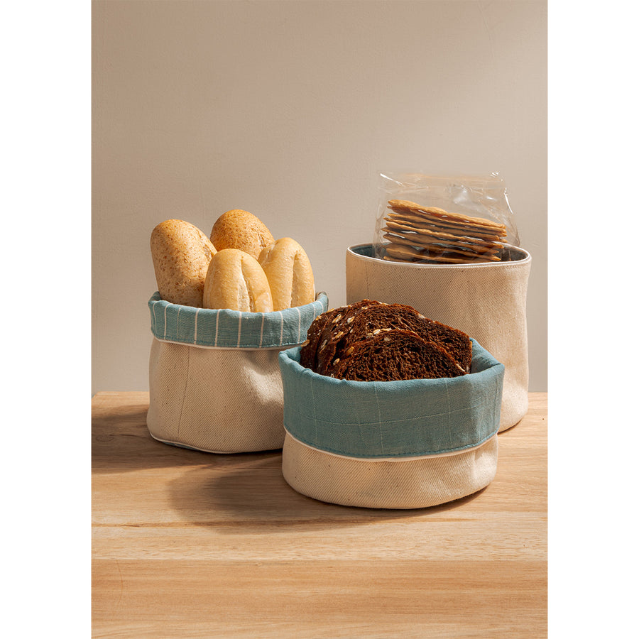 STRIPES BREAD BIN SMALL - FILATURA - Compralo en CorinneRegalos.com