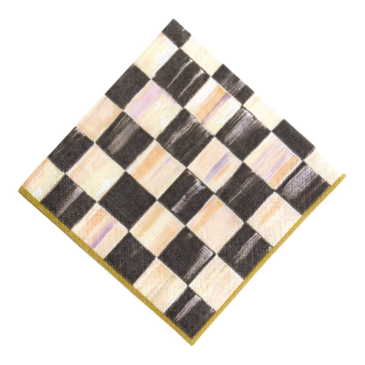 COURTLY CHECK COCKTAIL PAPER NAPKINS