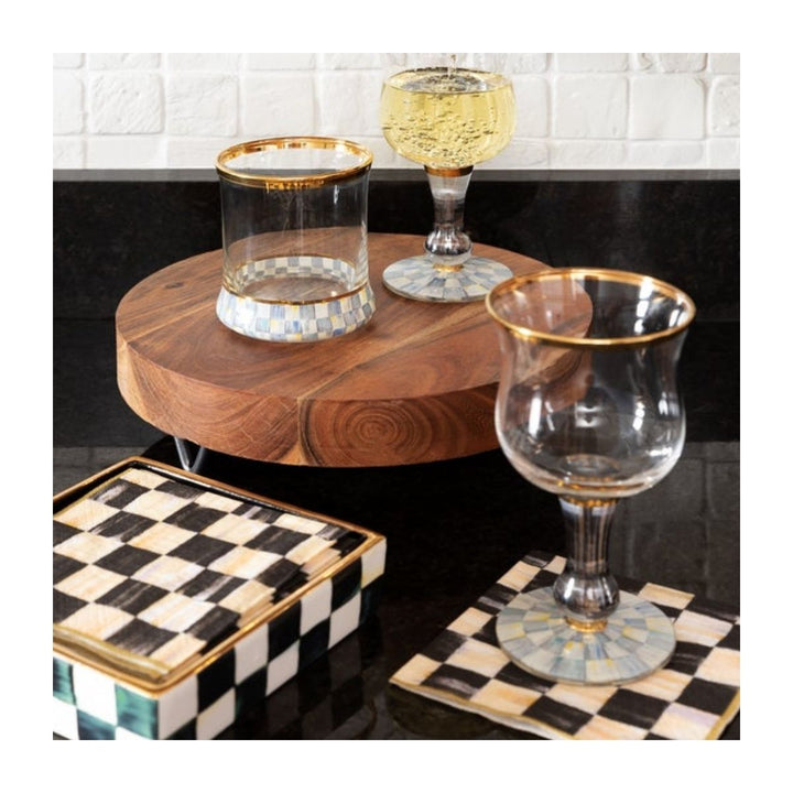COURTLY CHECK COCKTAIL PAPER NAPKINS