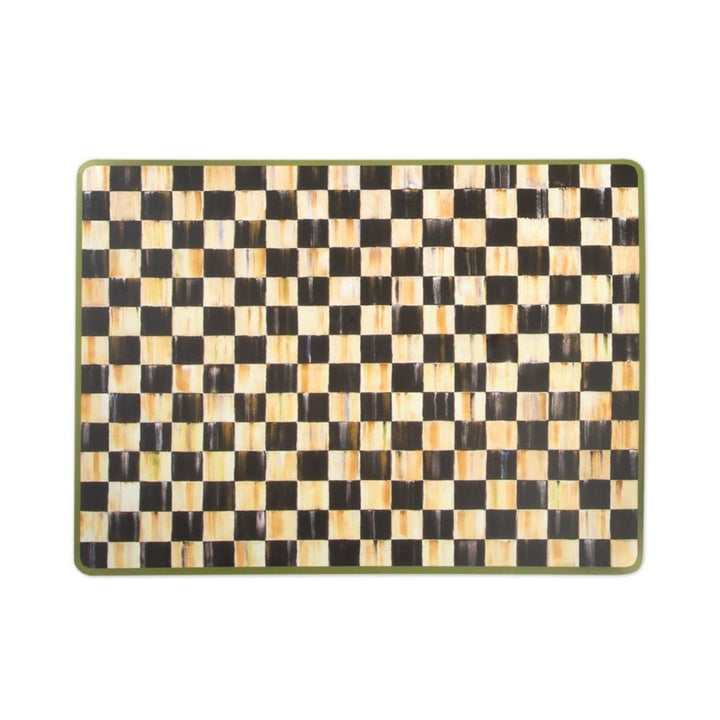 COURTLY CHECK CORK BACK PLACEMATS - SET OF 4