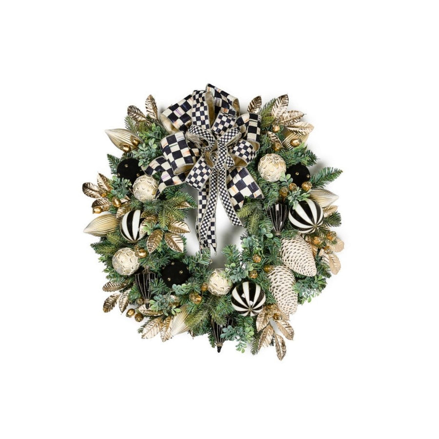 "COURTLY NOEL ILLUMINATED 26"" WREATH" - MACKENZIE-CHILDS - Compralo en CorinneRegalos.com