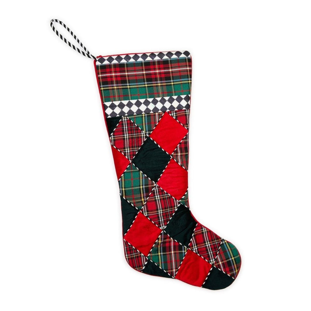 TARTAN STOCKING - MACKENZIE-CHILDS - Compralo en CorinneRegalos.com