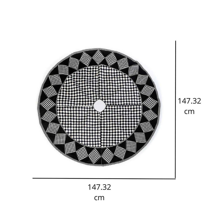 COURTLY HARLEQUIN TREE SKIRT