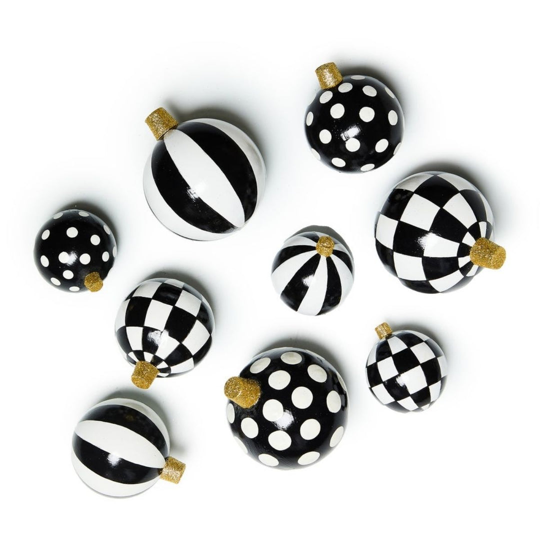 COURTLY ORNAMENT BOWL FILLERS, SET OF 9