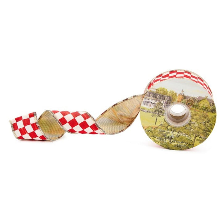 "RED CHECK 2"" RIBBON"