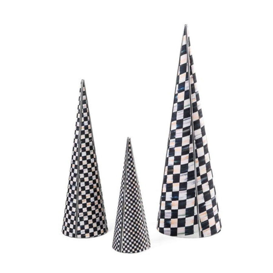 COURTLY CONE TREES, SET OF 3 - MACKENZIE-CHILDS - Compralo en CorinneRegalos.com