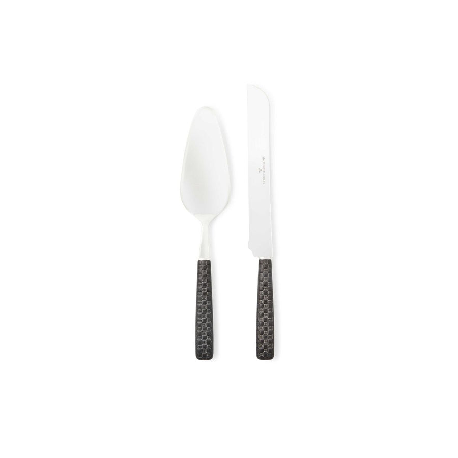 EVERYDAY BLACK CAKE SERVING SET - MACKENZIE-CHILDS - Compralo en CorinneRegalos.com