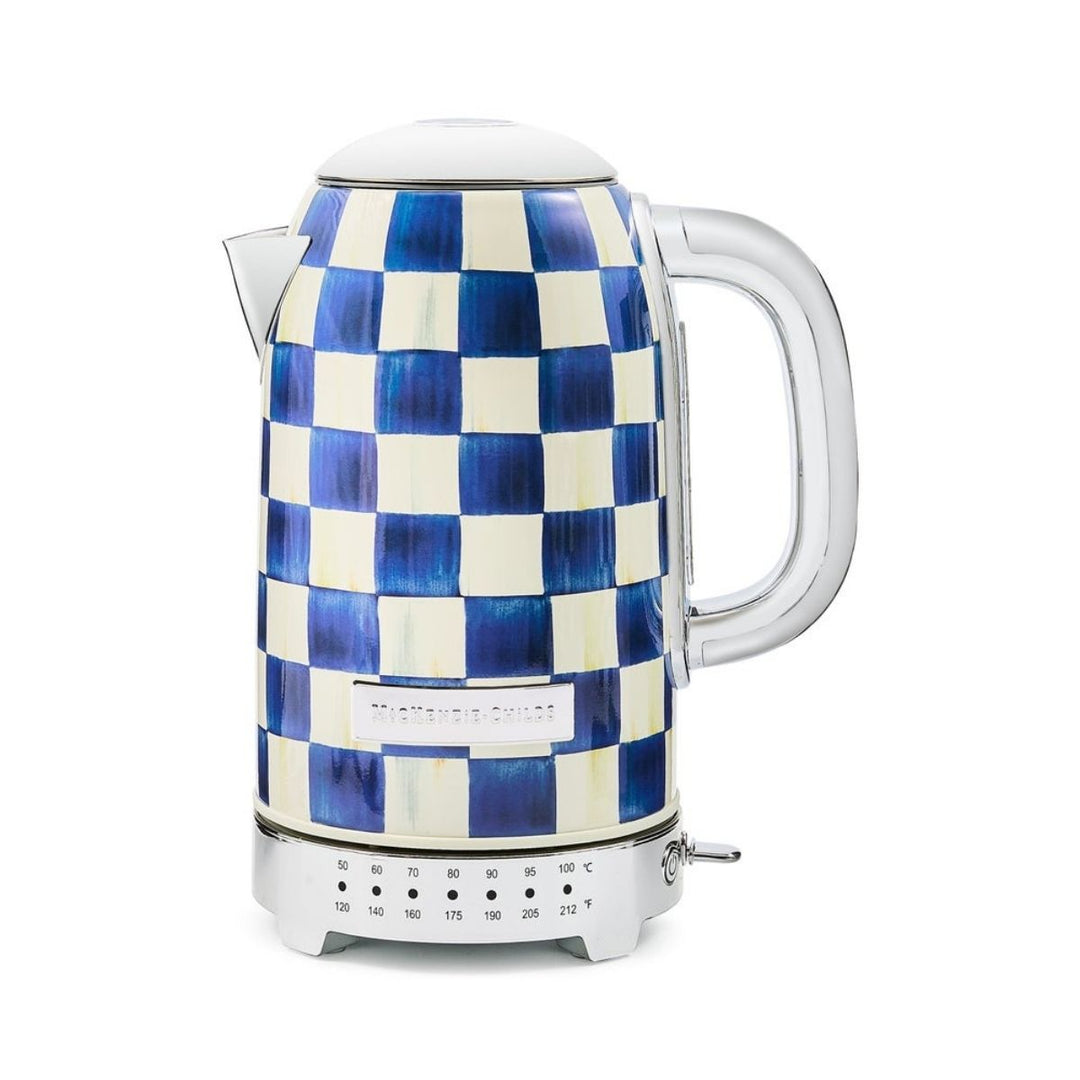 ROYAL CHECK ELECTRIC KETTLE - MACKENZIE-CHILDS - Compralo en CorinneRegalos.com