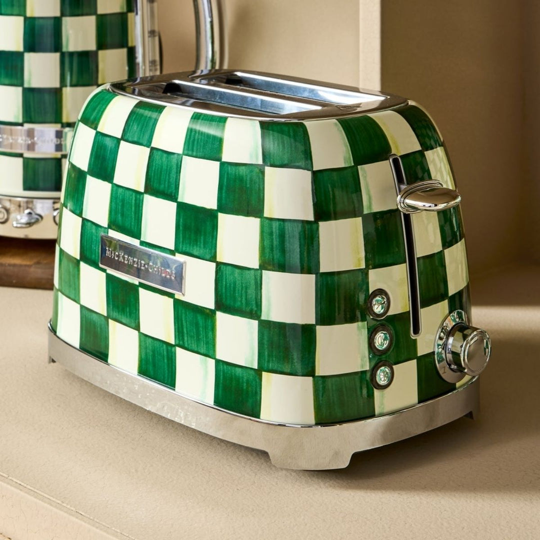 EMERALD CHECK 2-SLICE TOASTER