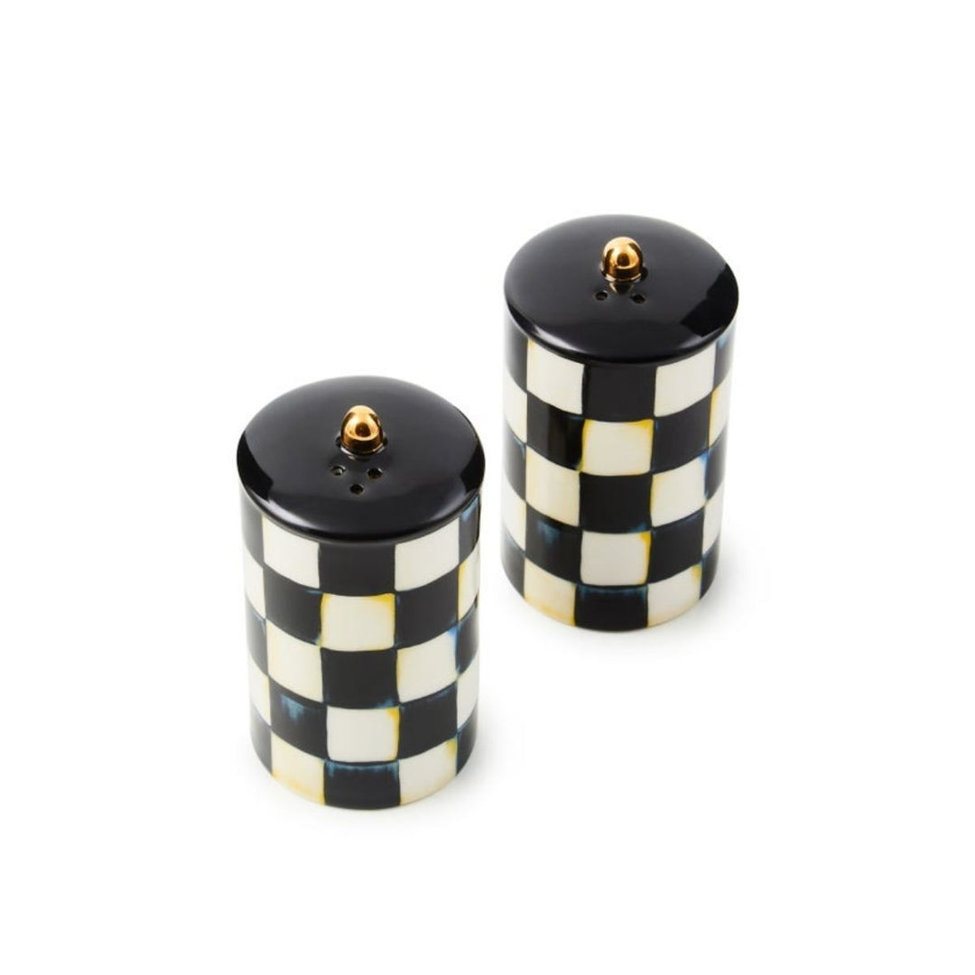 COURTLY CHECK FARMHOUSE SALT & PEPPER SET