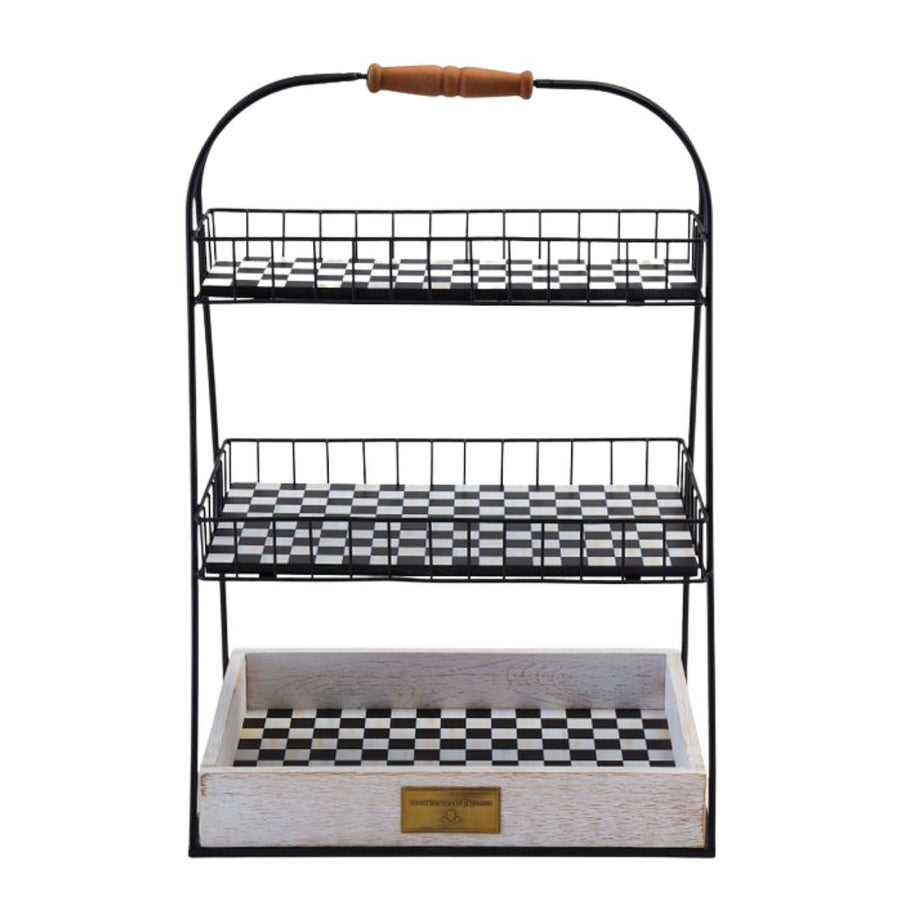 FARMHOUSE TIERED STAND - MACKENZIE-CHILDS - Compralo en CorinneRegalos.com