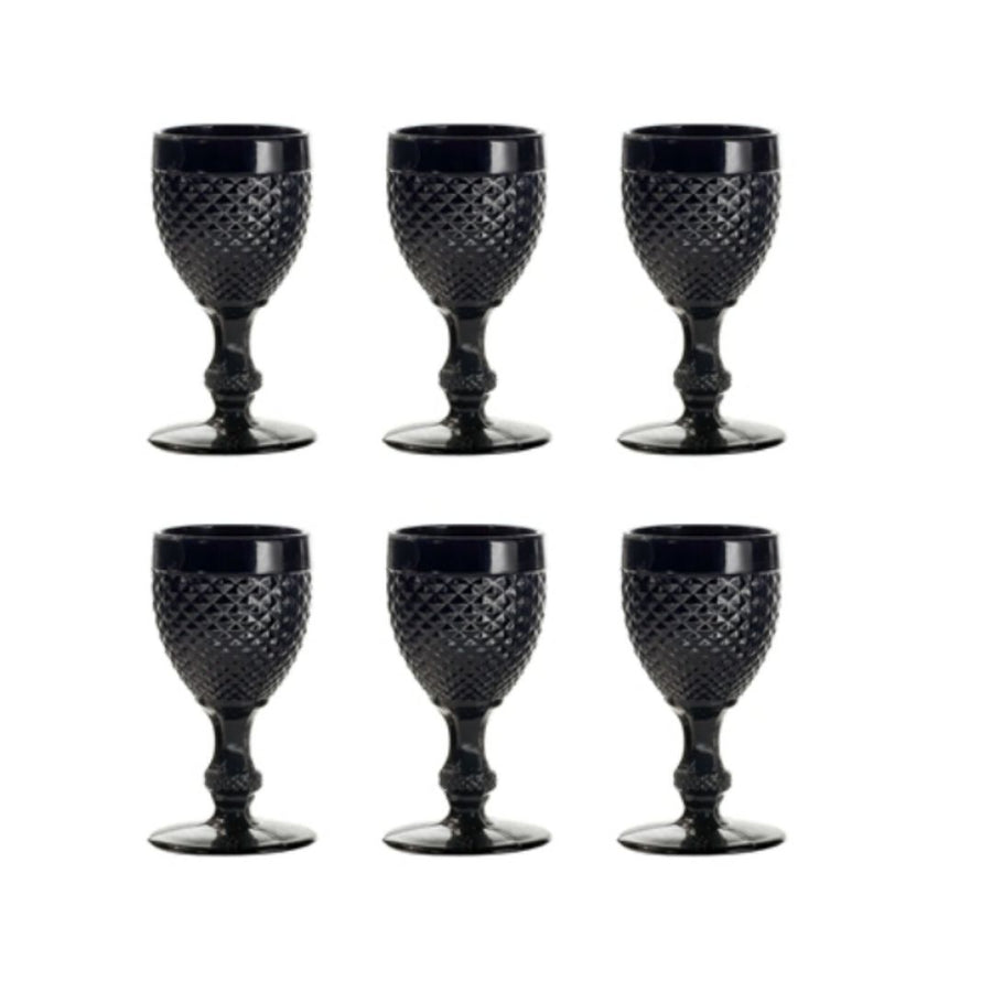 SET 6 BLACK CORDIAL - VISTA ALEGRE - Compralo en CorinneRegalos.com