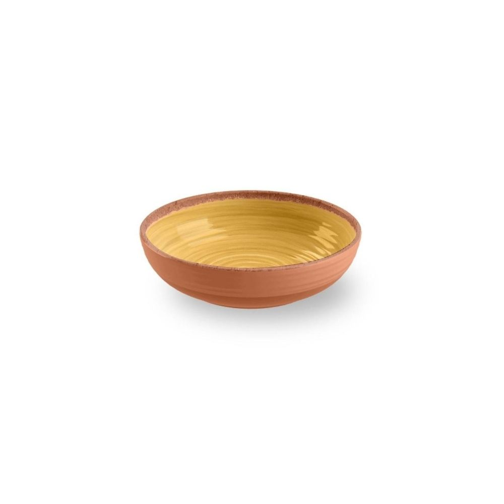 RUSTICSWIRL SALAD PLATE YELLOW - TAR HONG MELAMINE INC. - Compralo en CorinneRegalos.com