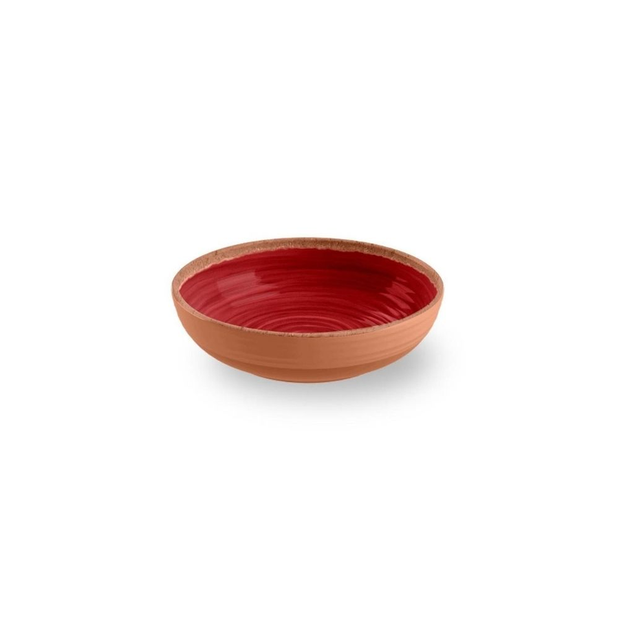 RUSTIC SWIRL SALAD PLATE RED - TAR HONG MELAMINE INC. - Compralo en CorinneRegalos.com