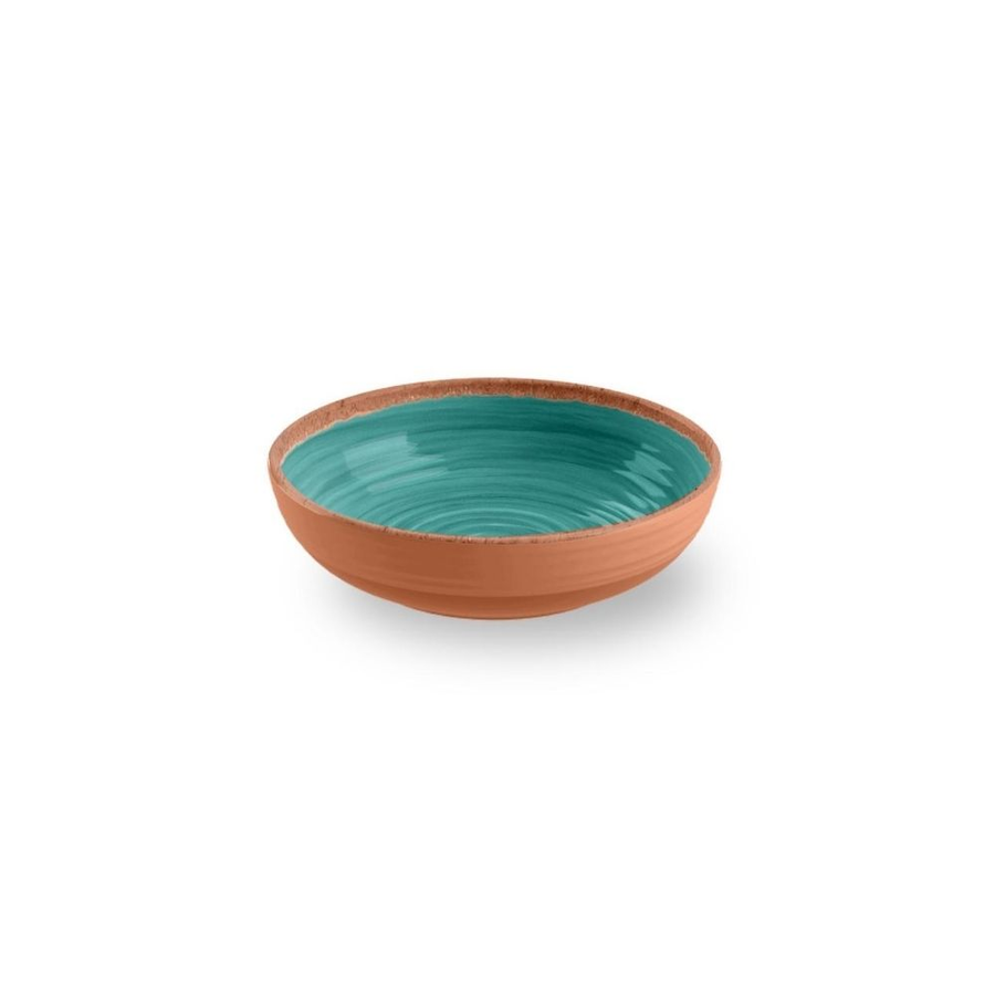 MELAMINE BOWL RUSTIC SWIRL TURQUOISE - TAR HONG MELAMINE INC. - Compralo en CorinneRegalos.com