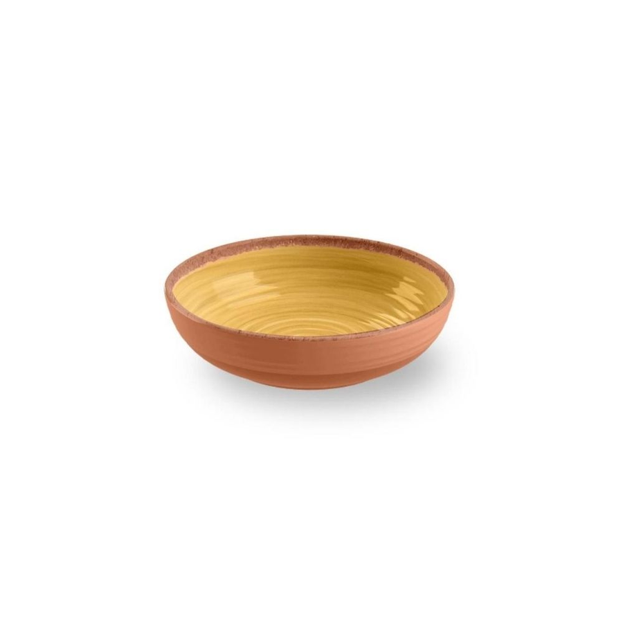 MELAMINE BOWL RUSTIC SWIRL YELLOW - TAR HONG MELAMINE INC. - Compralo en CorinneRegalos.com