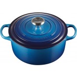 SIG RD CASS/OVEN 24 AZ BLUE - LE CREUSET FRANCE - Compralo en CorinneRegalos.com