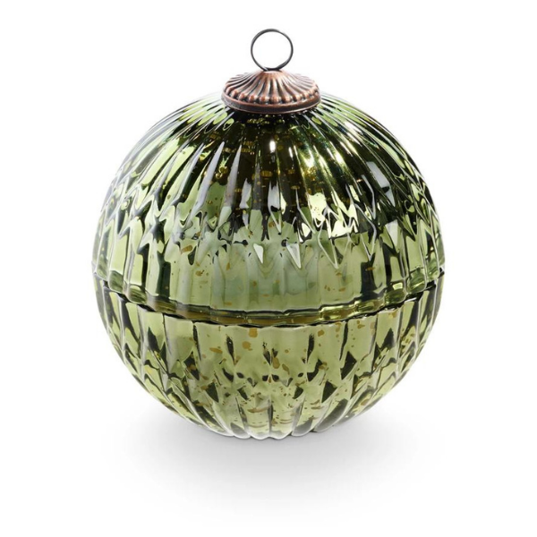 BALSAM & CEDAR GREEN MERCURY ORNAMENT - CREATIVE COOP - Compralo en CorinneRegalos.com