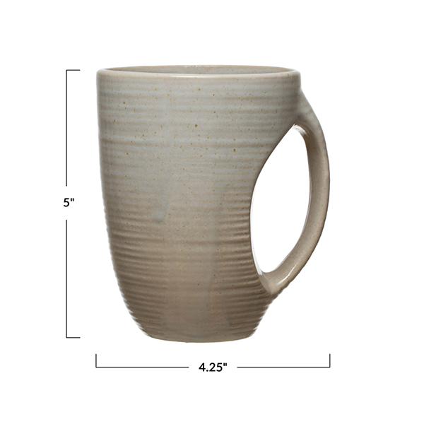 4-3/4H Stoneware Mug