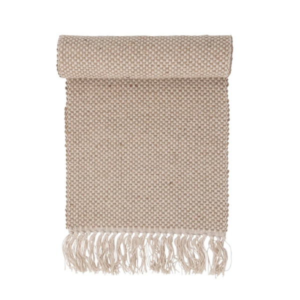 "72""L x 14""W Woven Cotton/Jute" - CREATIVE COOP - Compralo en CorinneRegalos.com