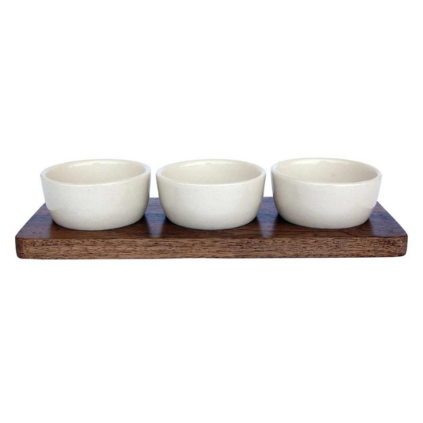 "S/4 10-1/2""L x 4""W Mango Wood" - CREATIVE COOP - Compralo en CorinneRegalos.com