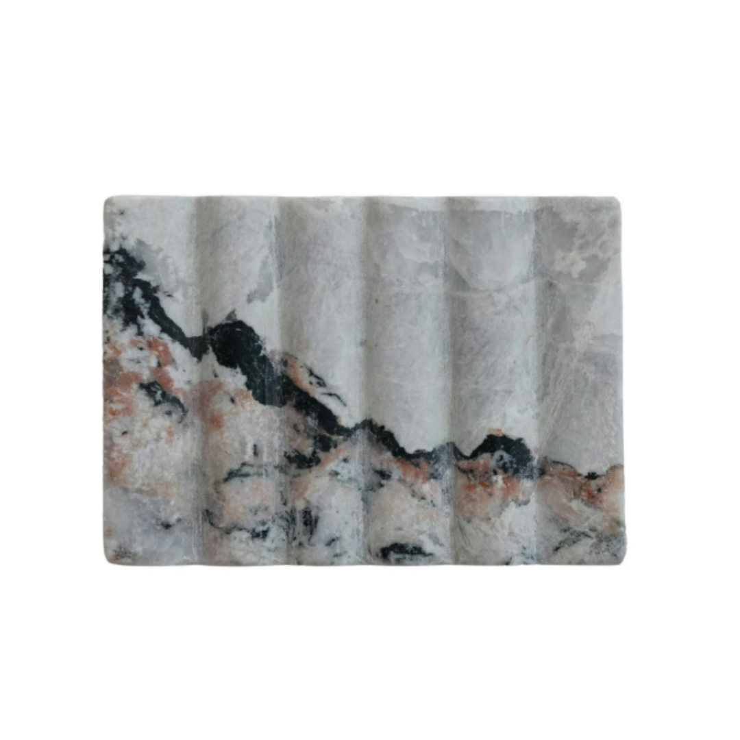 5-1/4L X 4W MARBLE SOAP - CREATIVE COOP - Compralo en CorinneRegalos.com