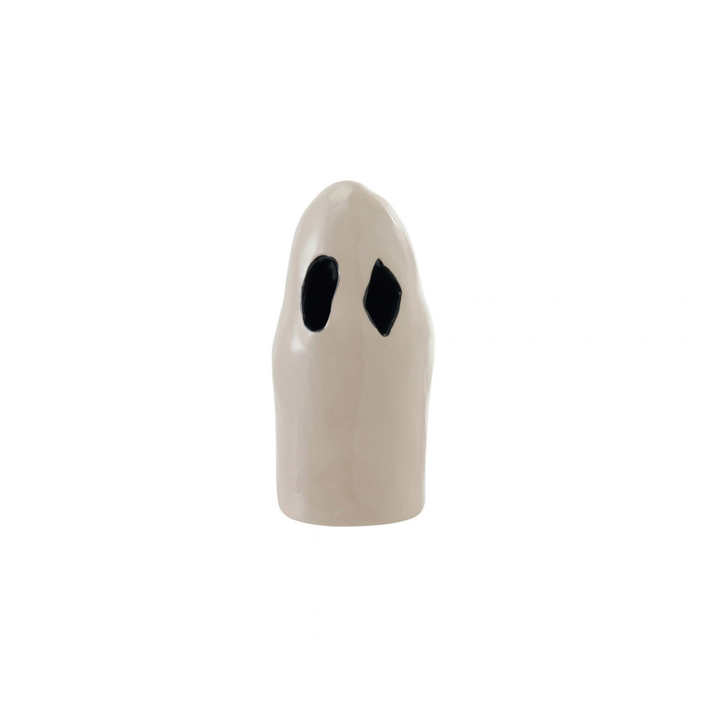 8-3/4"H STONEWARE GHOSTW CUT-OUTS, WHITE - CREATIVE COOP - Compralo en CorinneRegalos.com