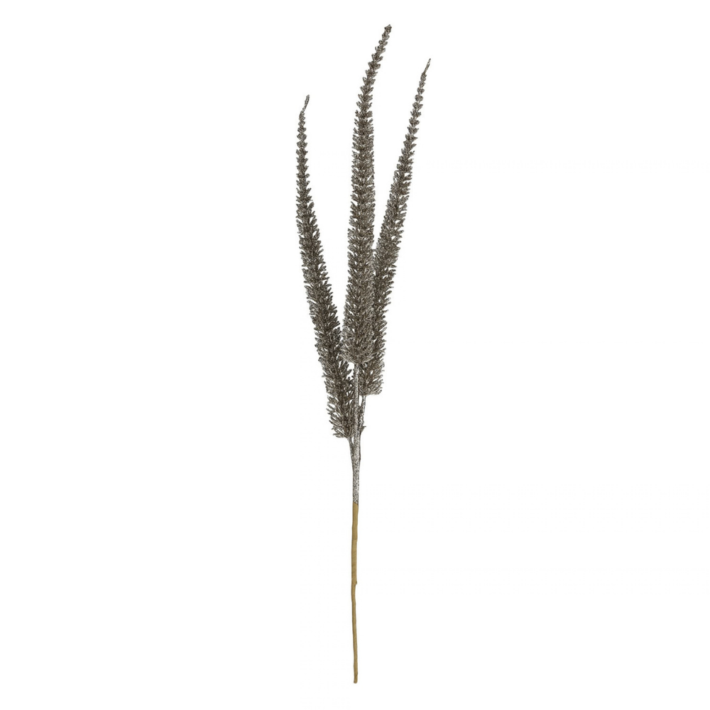 28"H LEAF SPRAY W GLITTER,CHAMPAGNE COLOR - CREATIVE COOP - Compralo en CorinneRegalos.com