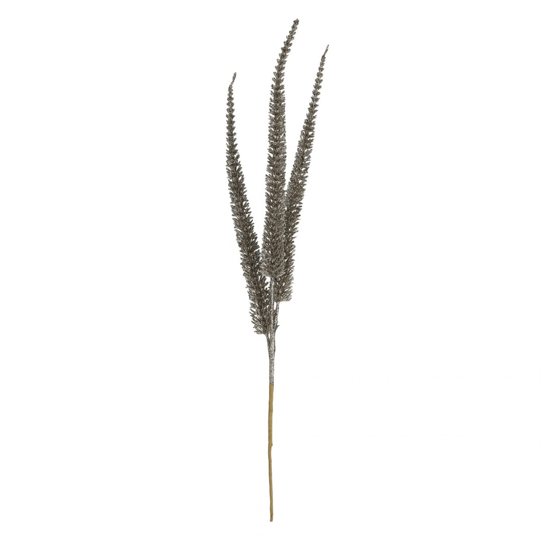 28"H LEAF SPRAY W GLITTER,CHAMPAGNE COLOR - CREATIVE COOP - Compralo en CorinneRegalos.com