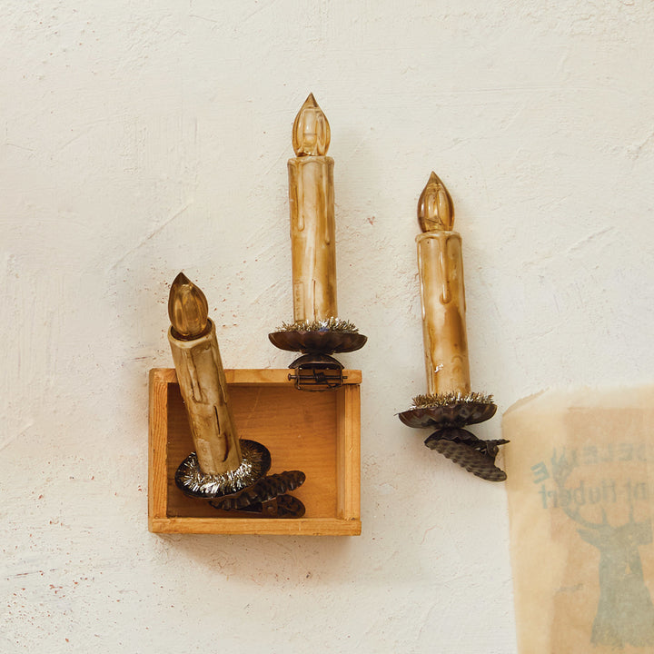 S/6 5-1/2H PLASTIC CANDLE