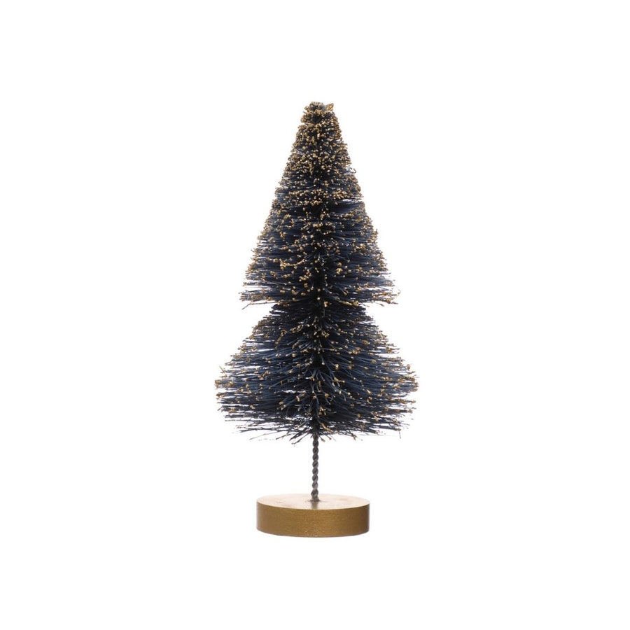 3-1/2" ROUND X 8"H SISAL BOTTLE BRUSH TREE W WOOD BASE - CREATIVE COOP - Compralo en CorinneRegalos.com