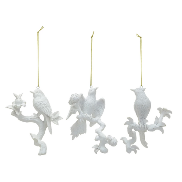 5-1 4 L X 4-3 4 H RESIN BIRD - CREATIVE COOP - Compralo en CorinneRegalos.com