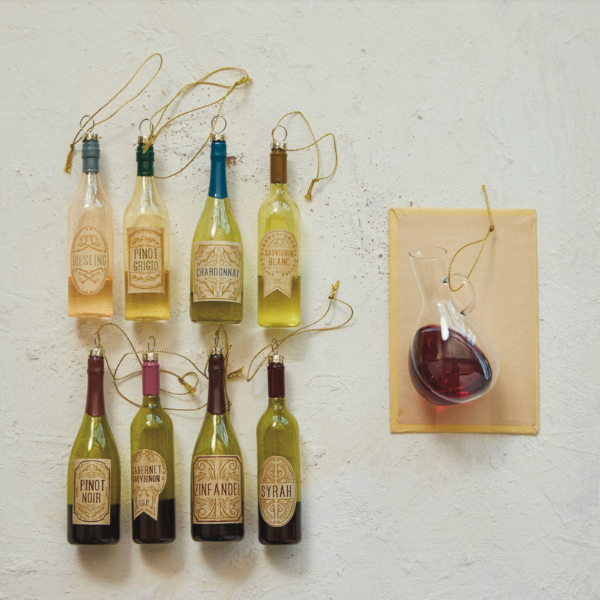 1-1 4  ROUND X 5 H GLASS WINE - CREATIVE COOP - Compralo en CorinneRegalos.com