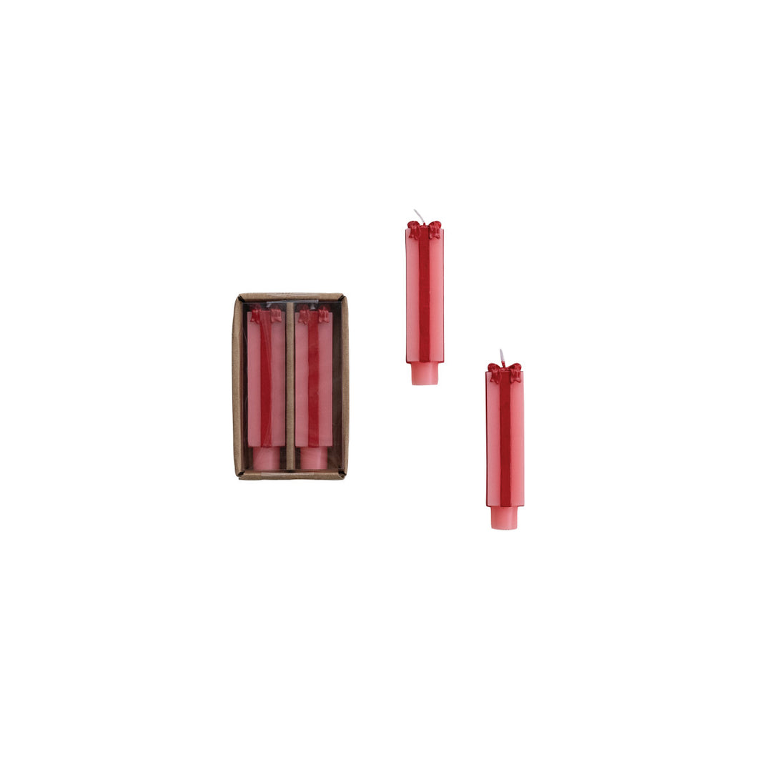 S/2 4-3/4H GIFTBOX TAPER - CREATIVE COOP - Compralo en CorinneRegalos.com