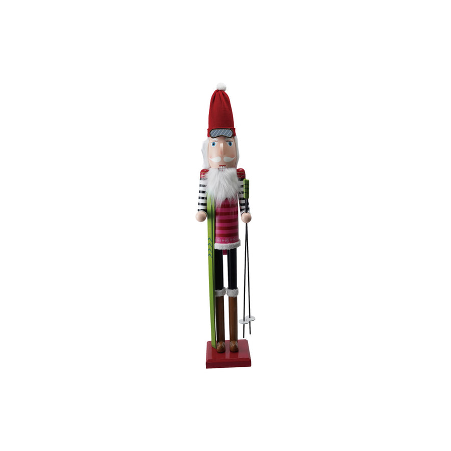 10-1/2L X48H WOOD NUTCRACKER - CREATIVE COOP - Compralo en CorinneRegalos.com