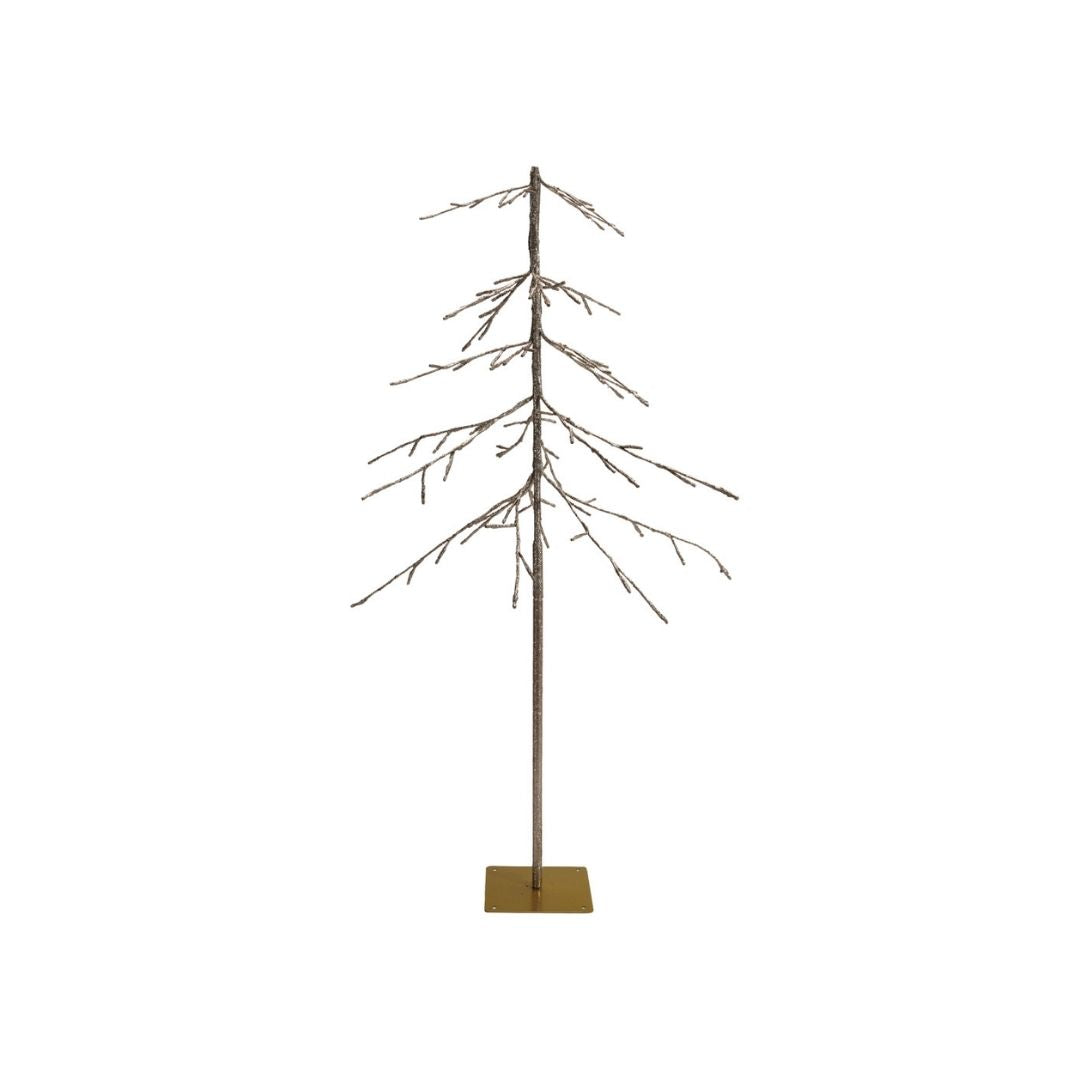 47.25'H GLITTER PLASTICTREE W 96 LED LIGHTS - CREATIVE COOP - Compralo en CorinneRegalos.com
