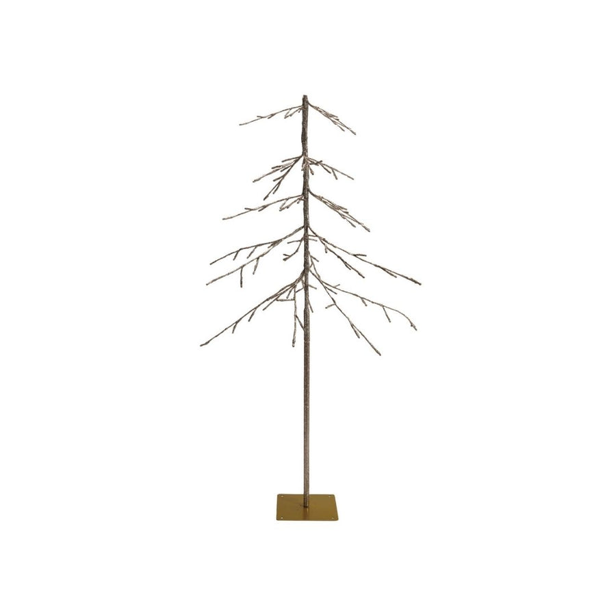 47.25'H GLITTER PLASTICTREE W 96 LED LIGHTS - CREATIVE COOP - Compralo en CorinneRegalos.com