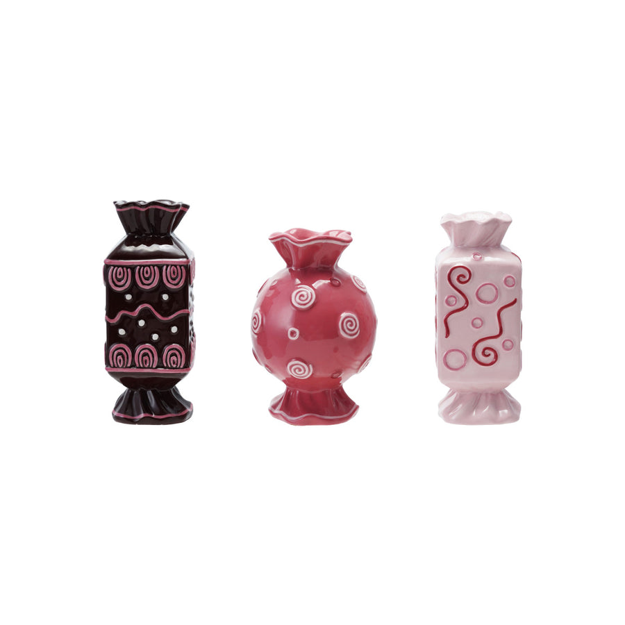 5-1/2H CERAMIC CANDY SHAPED - CREATIVE COOP - Compralo en CorinneRegalos.com