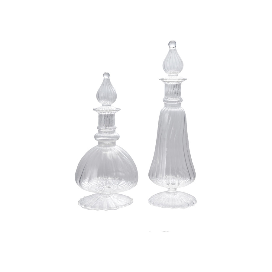 11-3/4H PRESSED GLASS - CREATIVE COOP - Compralo en CorinneRegalos.com