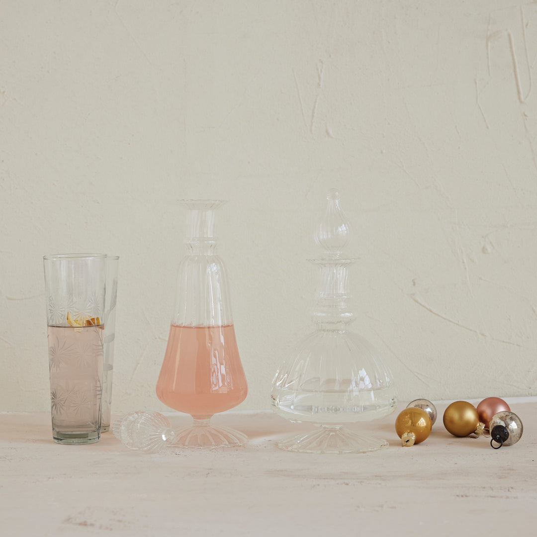 11-3/4H PRESSED GLASS