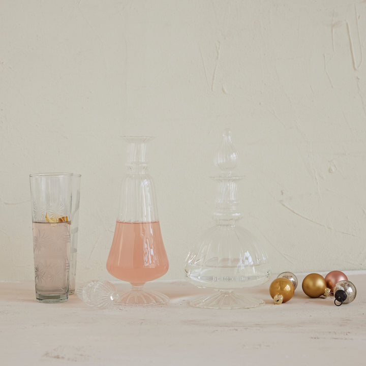 11-3/4H PRESSED GLASS