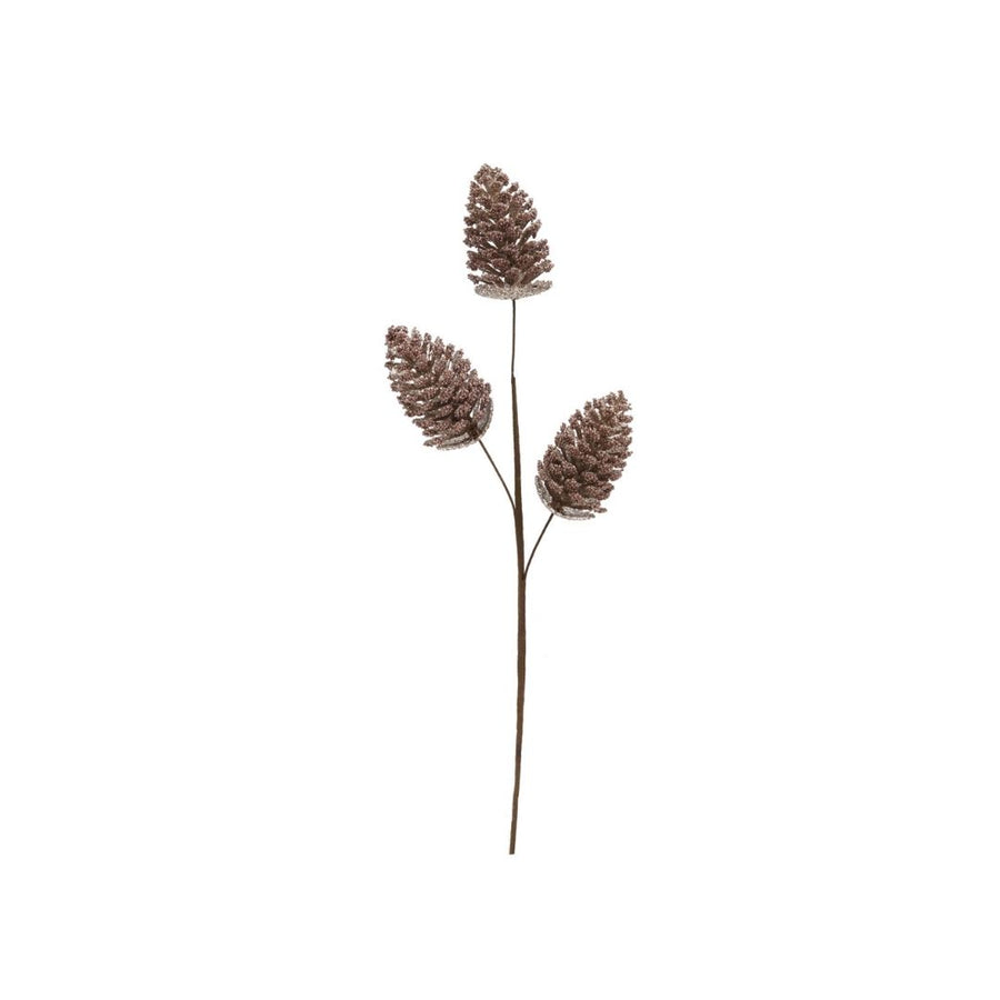"23-1/2" H PLASTIC PINECONE SPRAY CHAMPAGNE FINISH - CREATIVE COOP - Compralo en CorinneRegalos.com