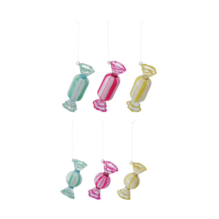 4-3/4H GLASS CANDY ORNAMENT - CREATIVE COOP - Compralo en CorinneRegalos.com