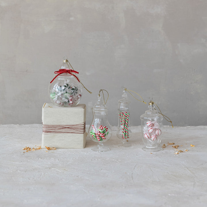 5-1/2H GLASS CANDY JAR