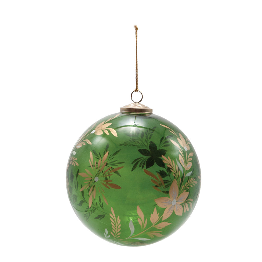 10RD GLASS BALL ORNAMENT - CREATIVE COOP - Compralo en CorinneRegalos.com