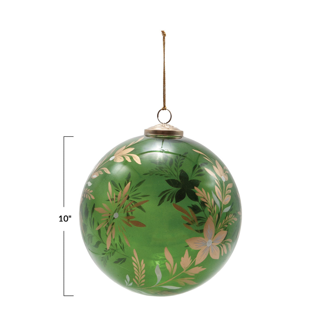 10RD GLASS BALL ORNAMENT