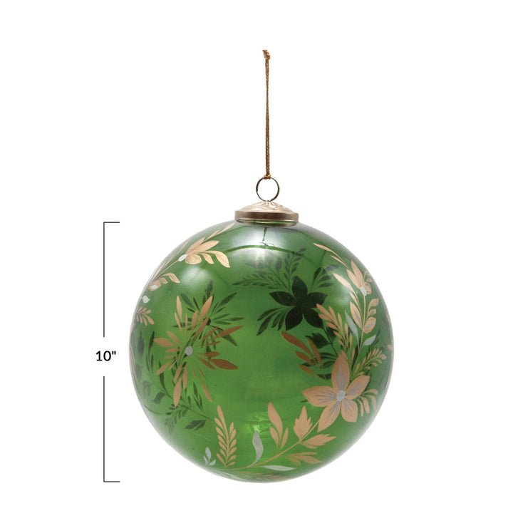 10RD GLASS BALL ORNAMENT