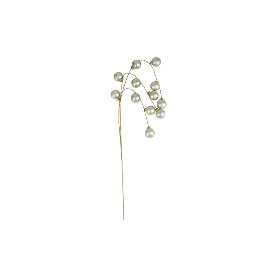 PLASTIC BALL SPRAY, SILVER FINISH - CREATIVE COOP - Compralo en CorinneRegalos.com